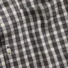 Camisas holgadas de lino y algodón con bajo recto
