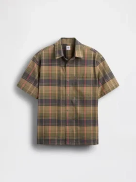 Camisas infantiles de cuadros de corte holgado
