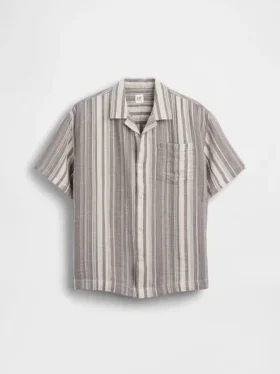 Camisas infantiles de gasa de algodón