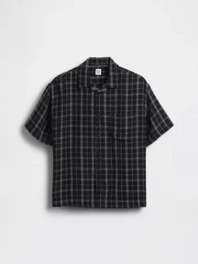 Camisas infantiles de gasa de algodón