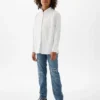 Camisas infantiles de popelín de algodón orgánico