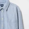 Camisas oversize de denim a rayas