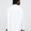 Camisas oversize de popelín de algodón orgánico