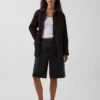 Camisas oversize de popelín de algodón orgánico