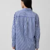 Camisas oversize de popelín de algodón orgánico