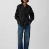 Camisas oversize de popelín de algodón orgánico