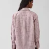 Camisas oversize de popelín de algodón orgánico