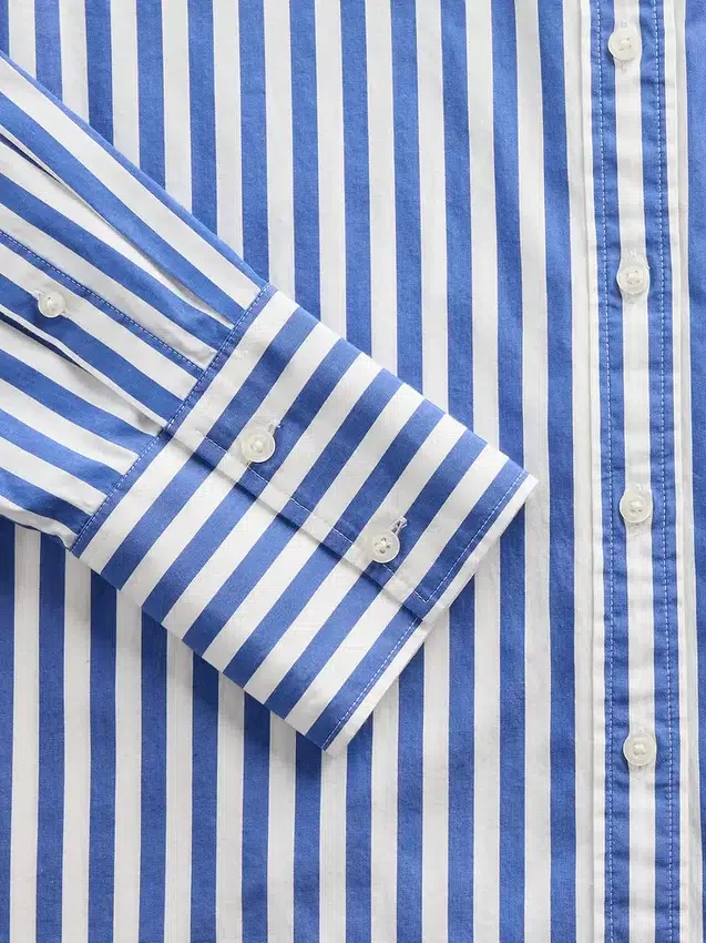 Camisas oversize de popelín de algodón orgánico
