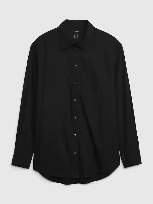 Camisas oversize de popelín de algodón orgánico