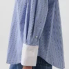 Camisas oversize de popelín de algodón orgánico