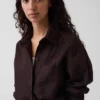 Camisas oversize de popelín de algodón orgánico