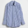 Camisas oversize de popelín de algodón orgánico