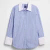 Camisas oversize de popelín de algodón orgánico