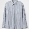 Camisas oversize de popelín de algodón orgánico