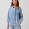Camisas oversize de vaquero ultrasuaves