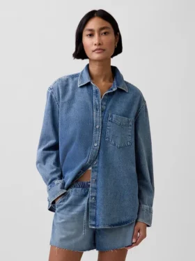 Camisas oversize de vaquero ultrasuaves