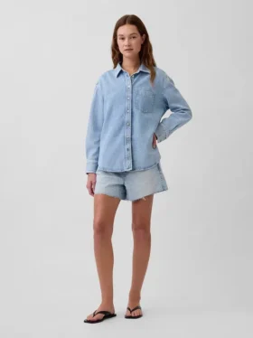 Camisas oversize de vaquero ultrasuaves