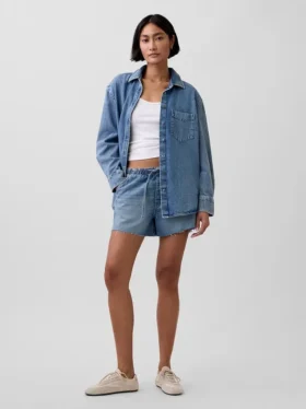 Camisas oversize de vaquero ultrasuaves