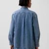 Camisas oversize de vaquero ultrasuaves