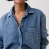 Camisas oversize de vaquero ultrasuaves