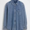 Camisas oversize de vaquero ultrasuaves