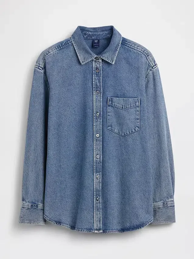 Camisas oversize de vaquero ultrasuaves