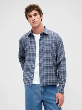 Camisas Oxford de corte relajado y bajo recto