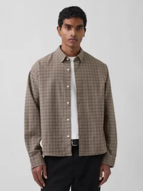 Camisas Oxford de corte relajado y bajo recto