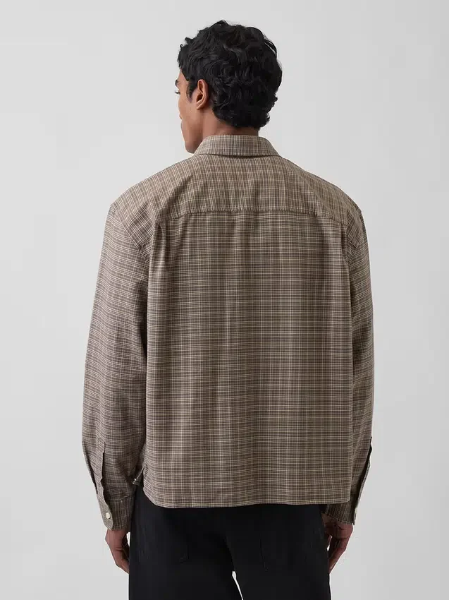 Camisas Oxford de corte relajado y bajo recto