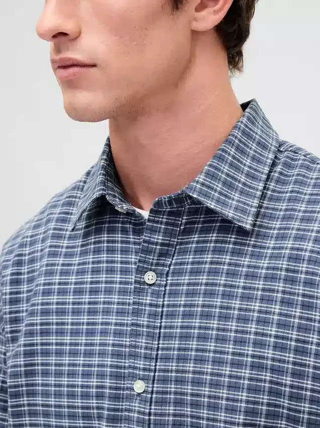 Camisas Oxford de corte relajado y bajo recto
