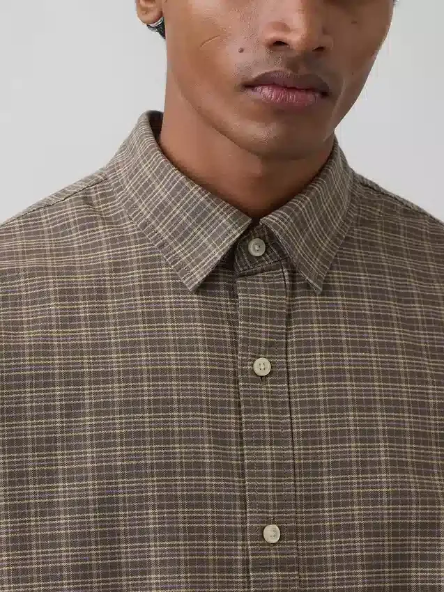 Camisas Oxford de corte relajado y bajo recto