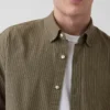 Camisas Oxford de corte relajado y bajo recto