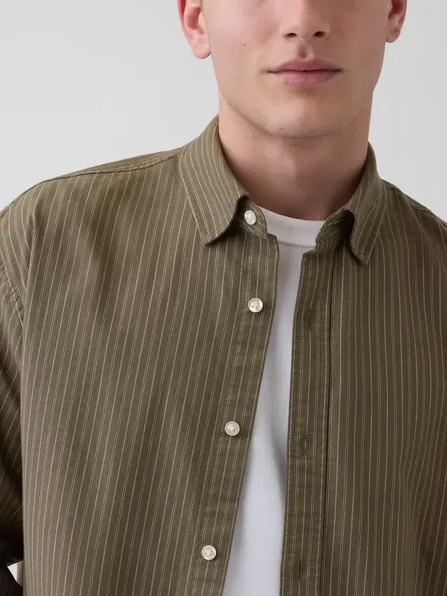 Camisas Oxford de corte relajado y bajo recto