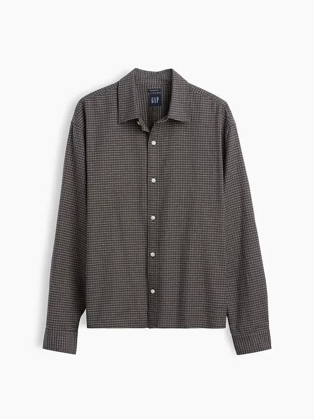 Camisas Oxford de corte relajado y bajo recto