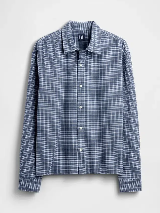 Camisas Oxford de corte relajado y bajo recto