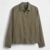 Camisas Oxford de corte relajado y bajo recto