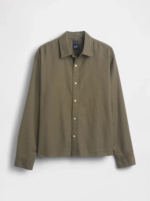 Camisas Oxford de corte relajado y bajo recto