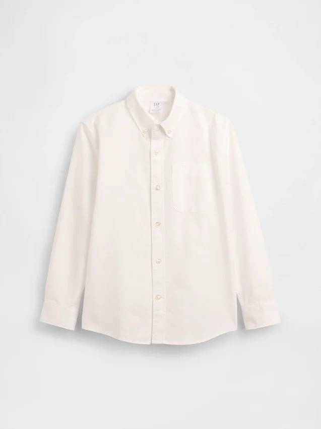 Camisas Oxford de uniforme para niños
