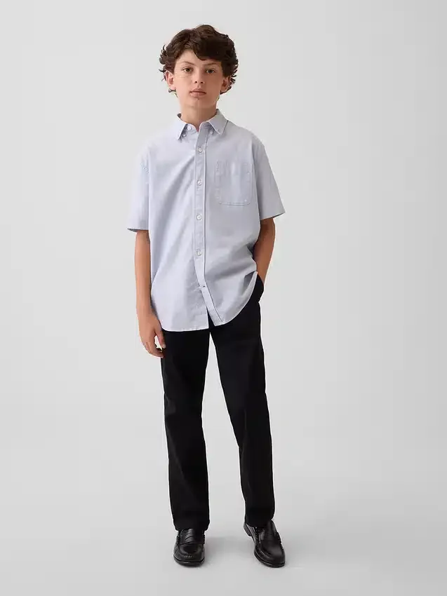Camisas Oxford de uniforme para niños