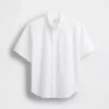 Camisas Oxford holgadas para uniforme infantil