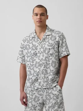 Camisas texturizadas de Keith Haring