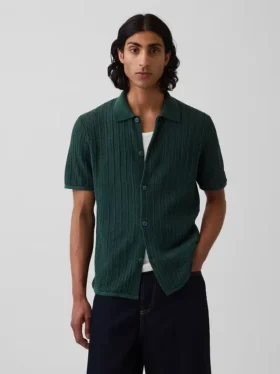 Camisas tipo jersey holgadas con textura