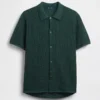 Camisas tipo jersey holgadas con textura