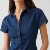 Camisas vaqueras de manga corta