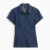 Camisas vaqueras de manga corta