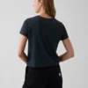 Camiseta 100 % algodón con efecto encogido auténtico