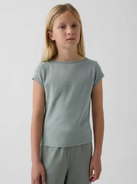 Camiseta ajustada de manga corta para niño