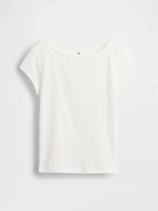 Camiseta ajustada de manga corta para niño