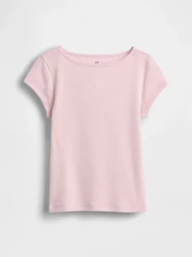 Camiseta ajustada de manga corta para niño