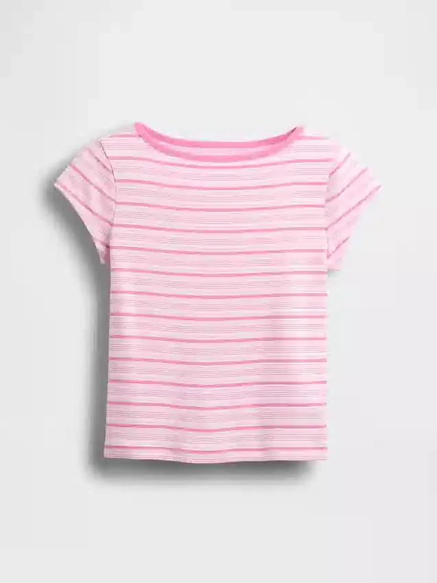 Camiseta ajustada de manga corta para niños
